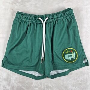 Ryoko Rain Mesh Shorts Men's Medium Green Masters Performance Golf Gym Casual